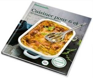 Livre de recette "Cuisiner pour 6 et + " pour robot Vorwerk Thermomix TM5