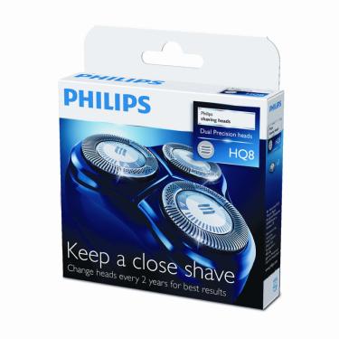 Têtes de rasage DUALPRECISION HQ8 pour rasoir Philips