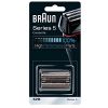 Cassette de rasage / Grille + couteaux solidaires pour rasoir Braun série 5 52B